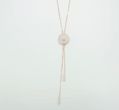 Tajreedi - Adjustable Diamond Long Necklace