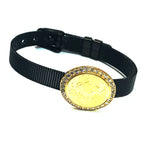 Gold Coin Bangle Bracelet