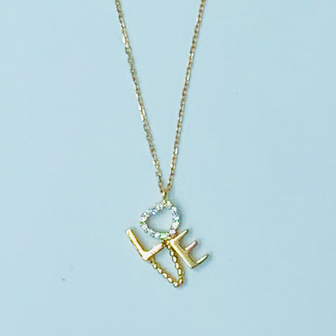 Cupid’s -  Letters Necklace - UAEJEWELS