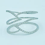 Tajreedi- Waves Diamond Ring - UAEJEWELS