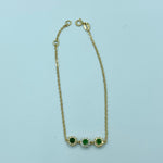 Shams - Ombré Emerald Bracelet - UAEJEWELS