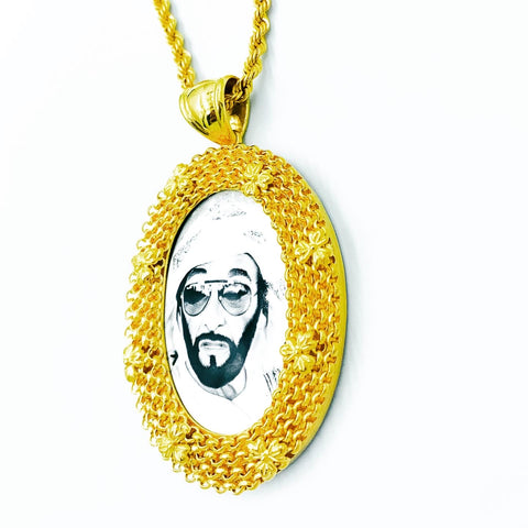Sheikh Zayed Gold Necklace 21k