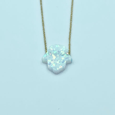 Talasim - 21K Kaff Opal Necklace - UAEJEWELS