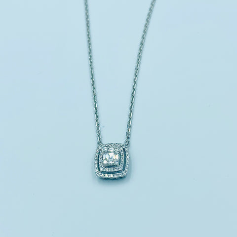 Yomiyat - Emerald Diamond Necklace - UAEJEWELS