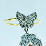 Shams - Double Butterfly Ring - UAEJEWELS
