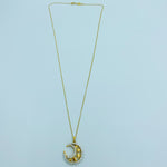 Hilal - Multi Star Half Moon Necklace