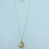 Hilal - Multi Star Half Moon Necklace