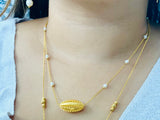 Shouq - Tri Ballon Necklace - UAEJEWELS