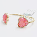 Cupid’s- Opal Heart Baby Bangle - UAEJEWELS