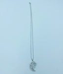Hilal - Shimmering Crescent Diamond Necklace