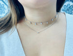 Yomiyat - Diamond Drops Choker - UAEJEWELS