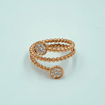 Shams - Spiral Infinity Ring - UAEJEWELS