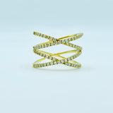 Tajreedi- Double Helix Ring - UAEJEWELS