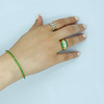 Yomiyat - Emerald Tennis Bracelet