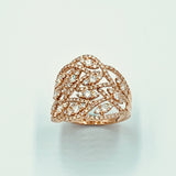 Tajreedi - Leaf Diamond Ring - UAEJEWELS